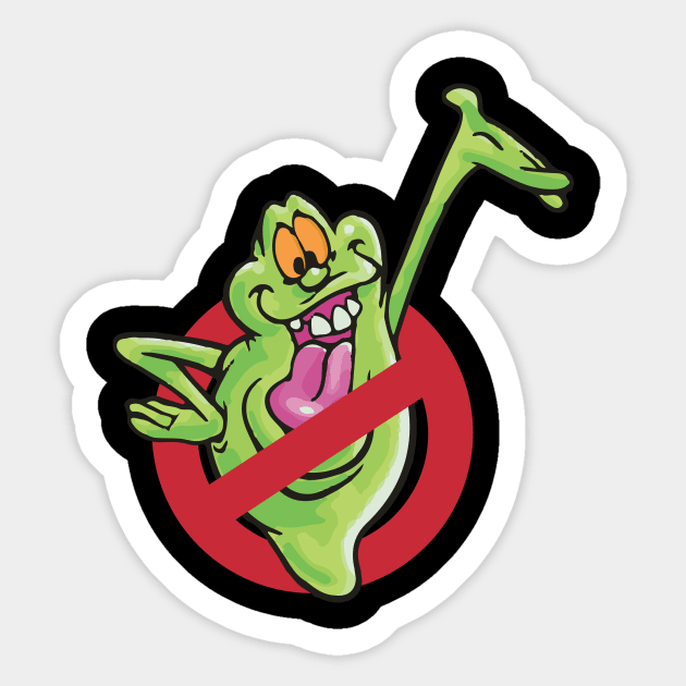 Slimebusters Sticker by AlteredWalters